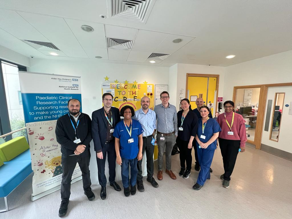 Alder Hey staff who are the first to use gene therapy on a patient at Alder Hey