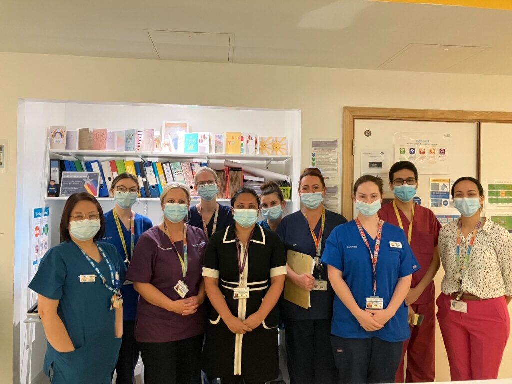 Staff from the Neonatal Unit