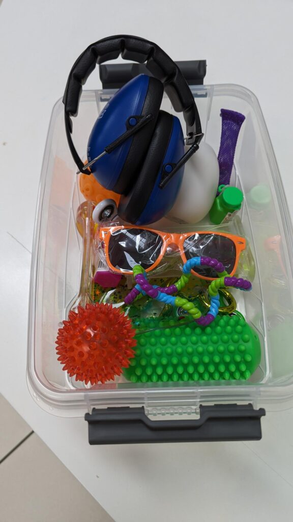 Sensory box example