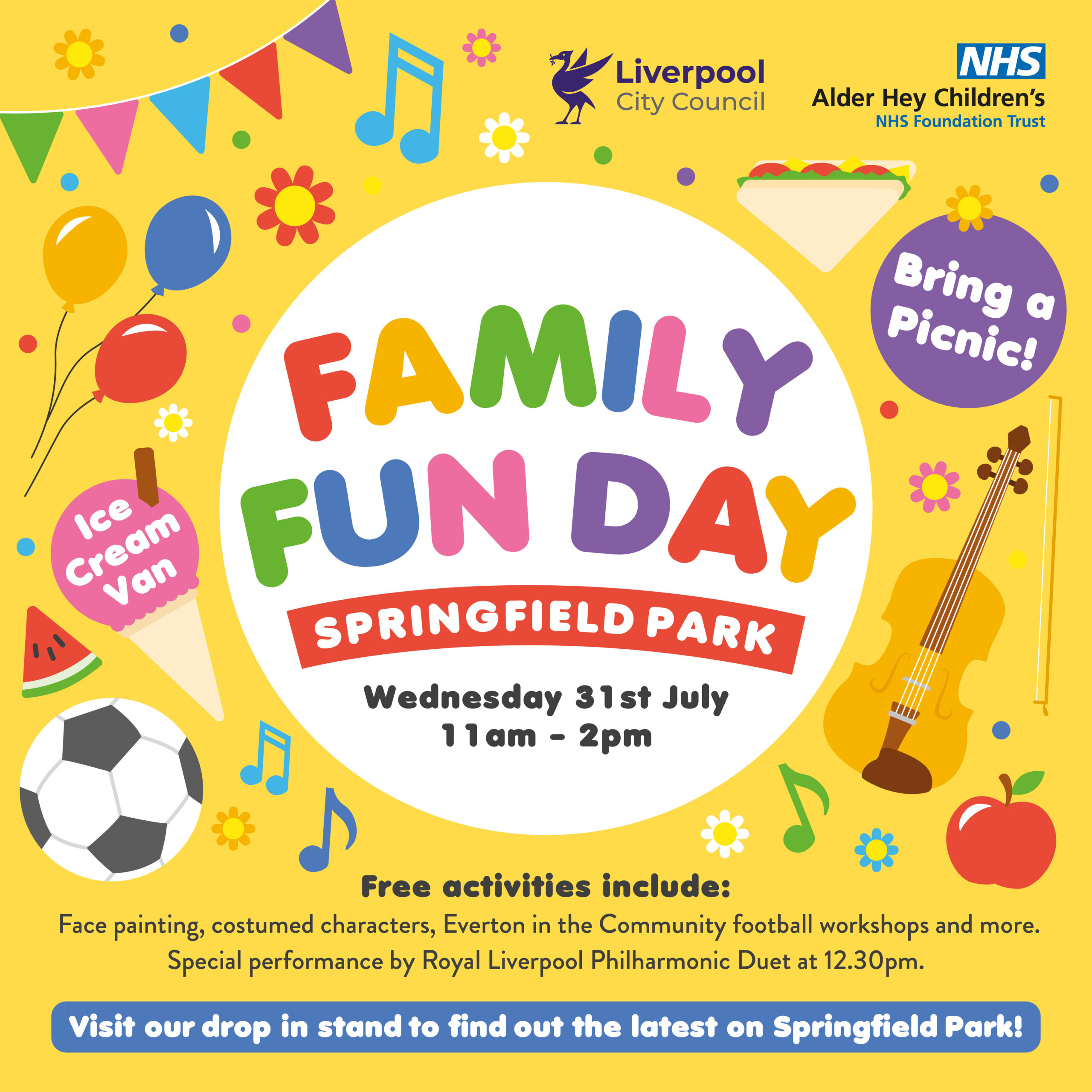 POSTPONED Springfield Park Family Fun Day Alder Hey Children s 