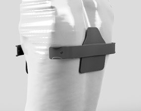 Image of a brace on a leg