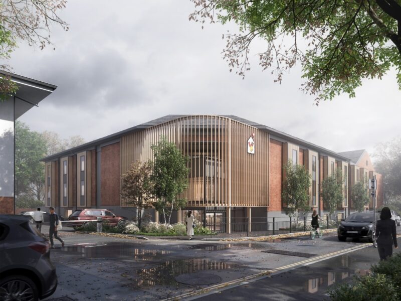 An artist impression of the new Ronald McDonald House at Alder Hey
