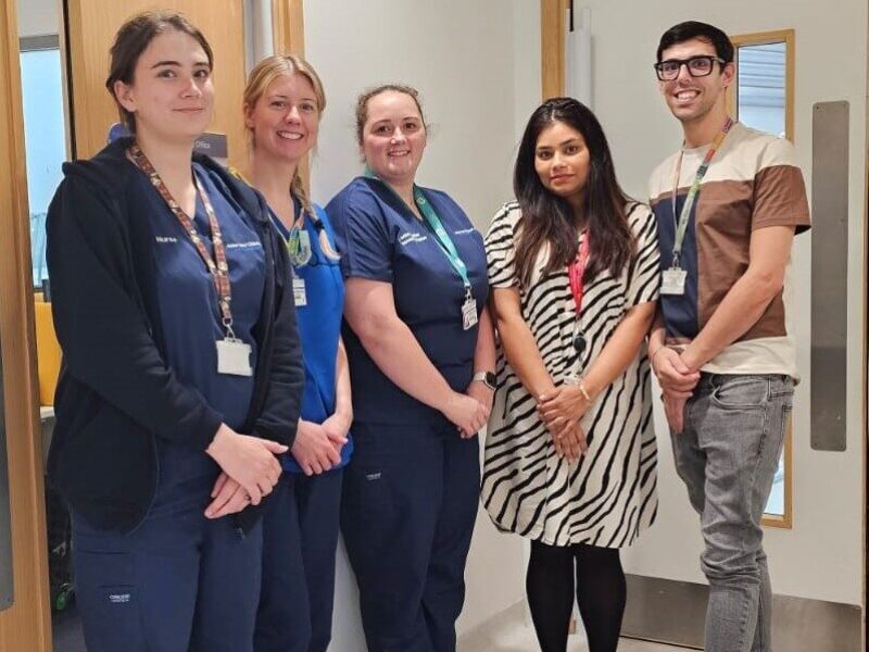 Some members of the Oncology team at Alder Hey