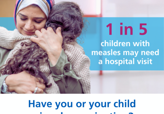 1 in 5 graphic regarding measles