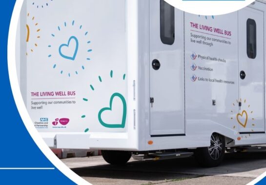 An NHS living well bus
