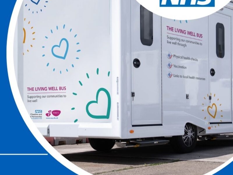 An NHS living well bus