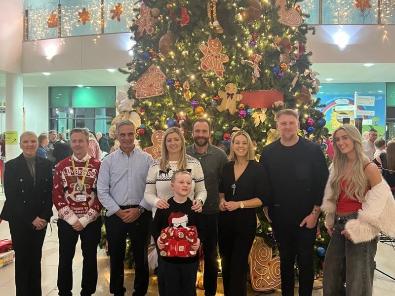Picture of a group of people who were involved in the Christmas Light Switch On