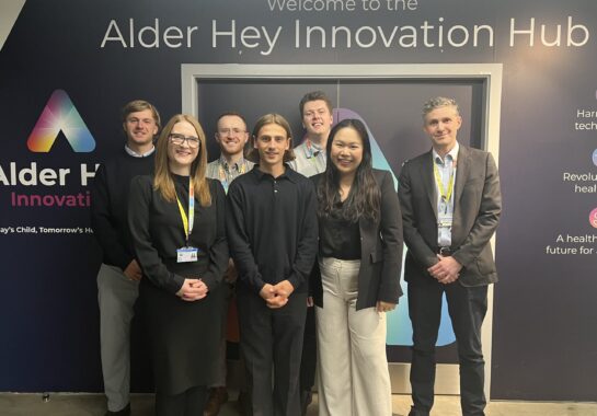 Lyrebird reps at Alder Hey's Innovation Hub in Liverpool