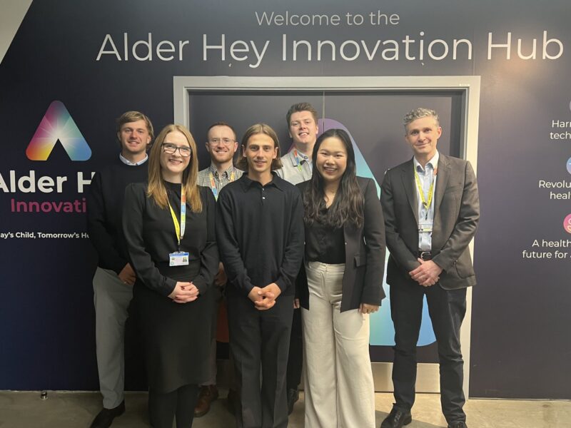 Lyrebird reps at Alder Hey's Innovation Hub in Liverpool