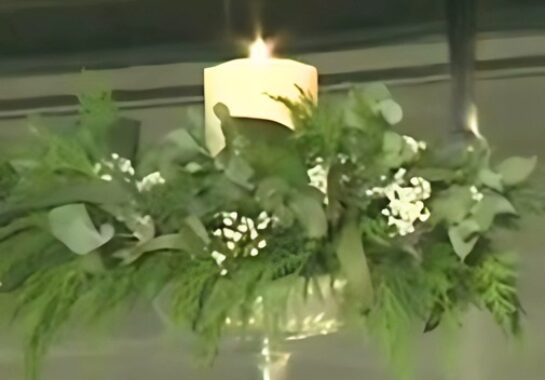a remembrance candle