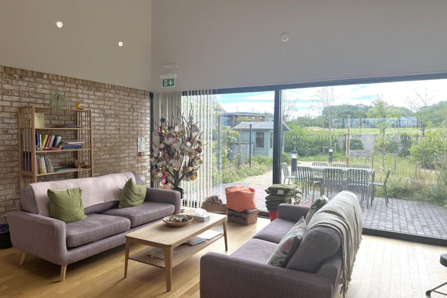 A photograph showcasing the interior of the Alder Centre