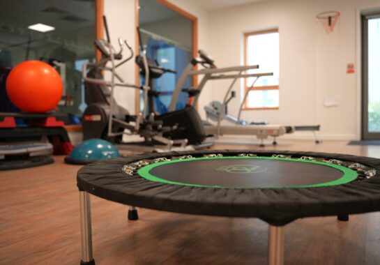 An image of the physiotherapy gym at Alder Hey Hospital, Liverpool.