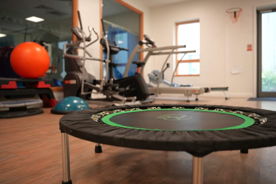 An image of the physiotherapy gym at Alder Hey Hospital, Liverpool.