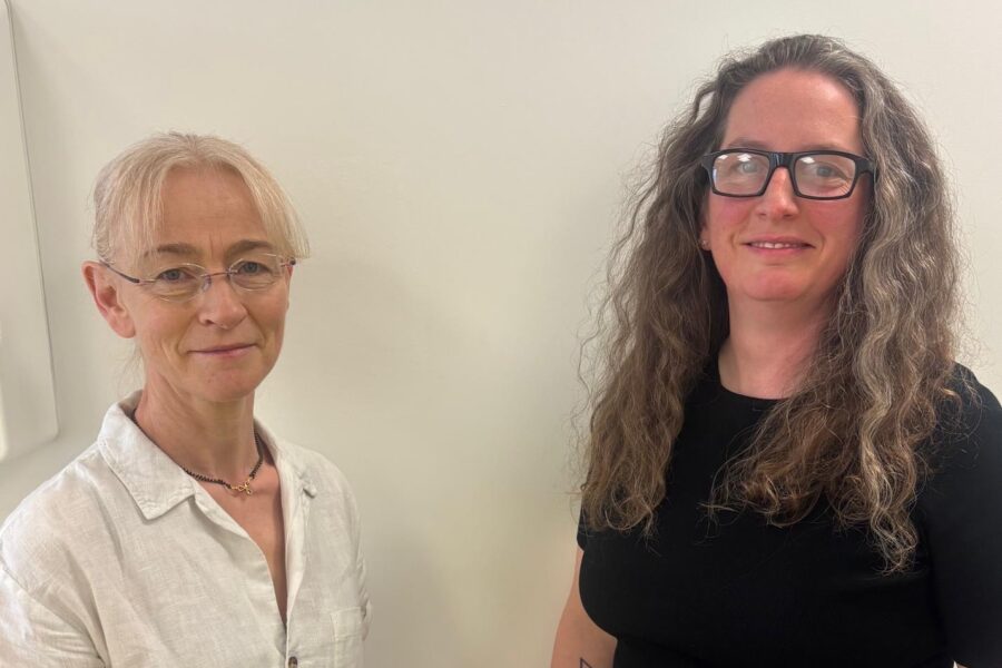 Rachel Isba and colleague