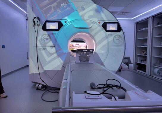 An image of the new MRI scanner at Alder Hey
