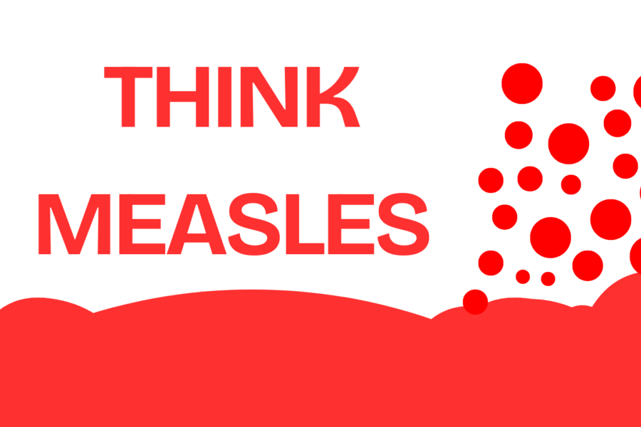 Image which says Think Measles