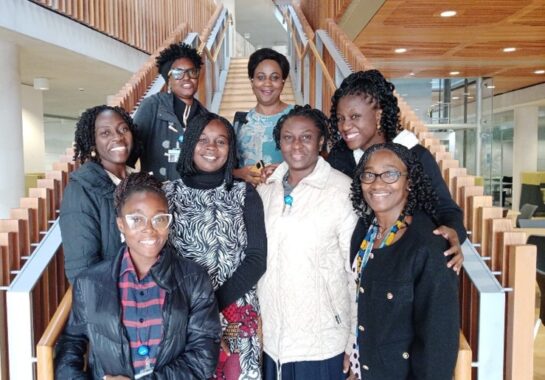 A group image taken in the Institute in the Park at Alder Hey