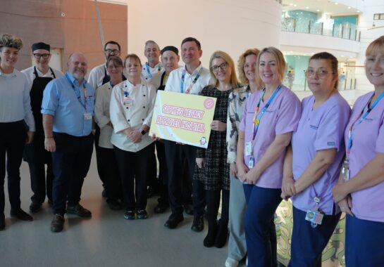 An image depicting the team at Alder Hey responsible for implement Sophie's Legacy