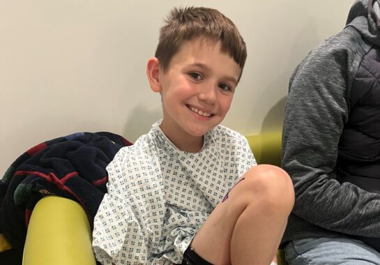 Alder Hey leg lengthening patient Alfie