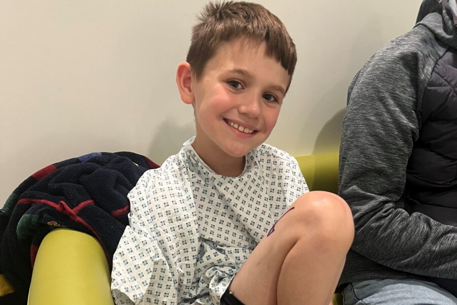Alder Hey leg lengthening patient Alfie