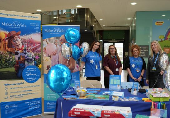 Photo of Make A Wish team and Alder hey staff