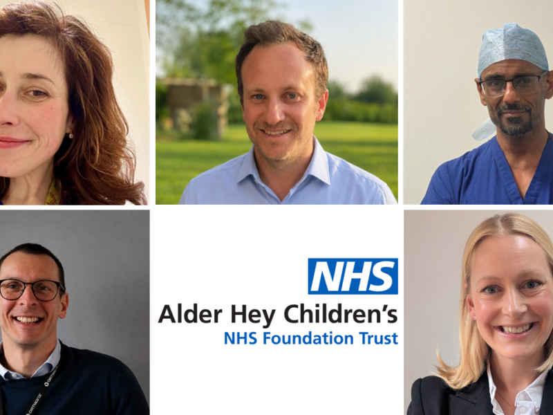 (from l-r clockwise)Ms Vitty Bucknall (Consultant Trauma and Orthopaedic Surgeon), Mr Roger Walton (Consultant Trauma and Orthopaedic Surgeon), Mr Pundrique Sharma (Consultant Plastic Surgeon), Dr Katie Misselbrook (Consultant Anaesthetist) and Dr David Wright (Consultant Trauma and Orthopaedic Surgeon)