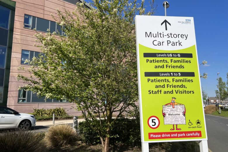 Parking sign
