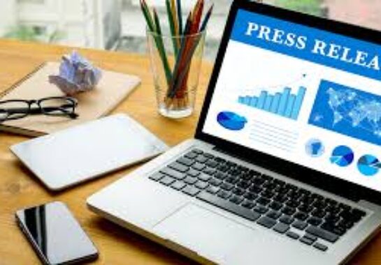 press release stock image