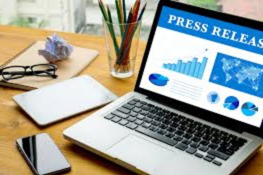 press release stock image