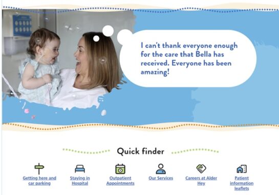 Website homepage screenshot