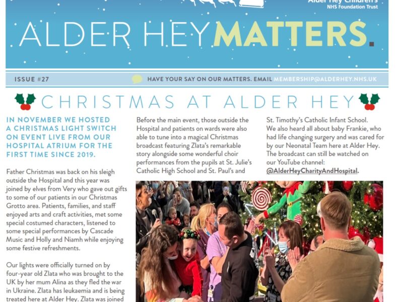 Alder Hey Matters - December 2022