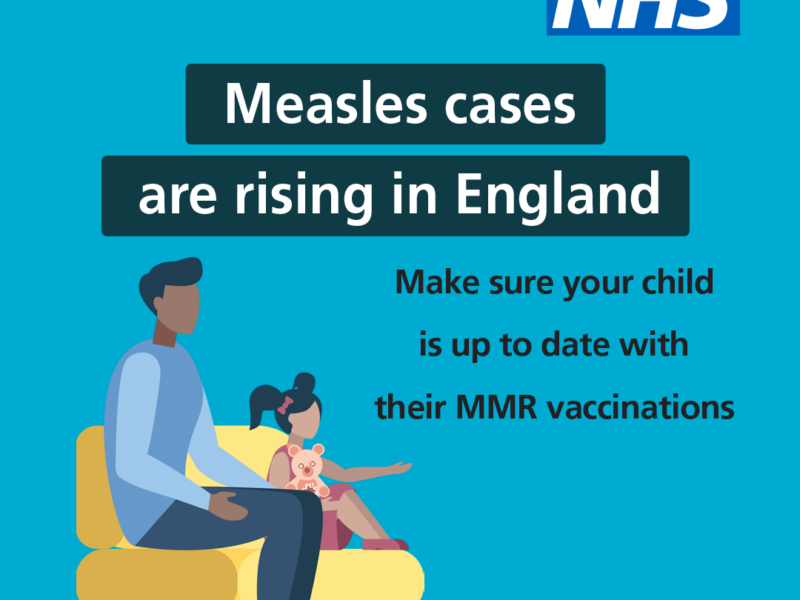 Measles NHS graphic