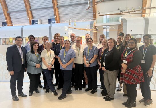 A picture of a group of representatives from Alder Hey's Neuromuscular team