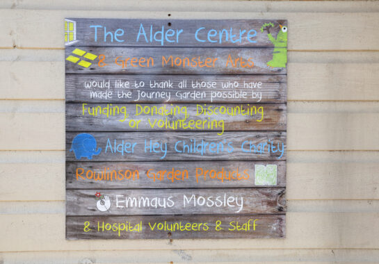 Alder Centre sign